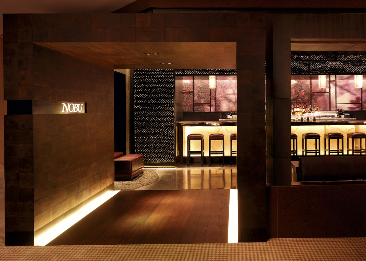 22 NOBU InterContinental Hong Kong Restaurant Entrance & Bar Nine Dragons and Feng Shui at InterContinental