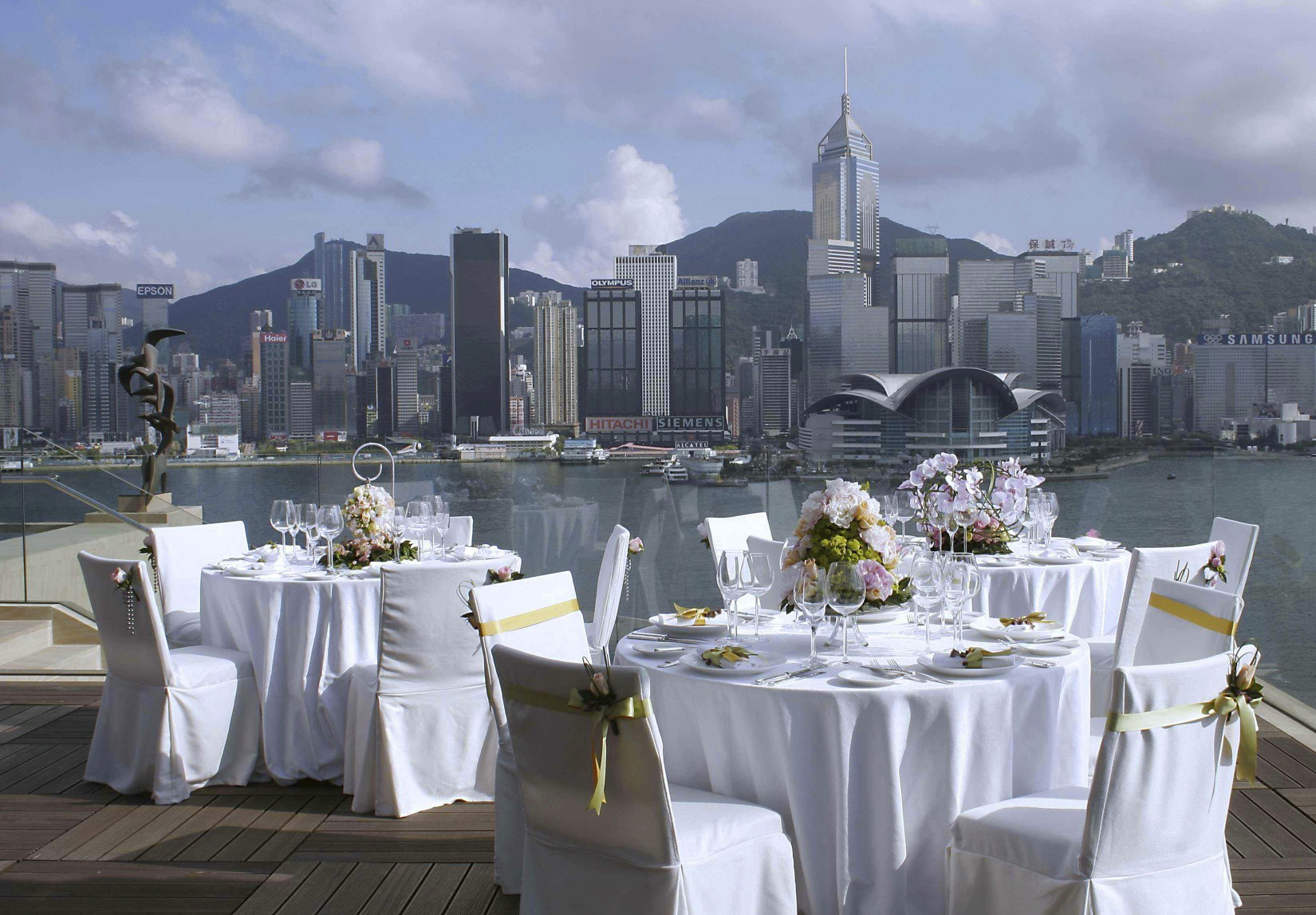 60 Banquet on the Presidential Suite terrace Nine Dragons and Feng Shui at InterContinental