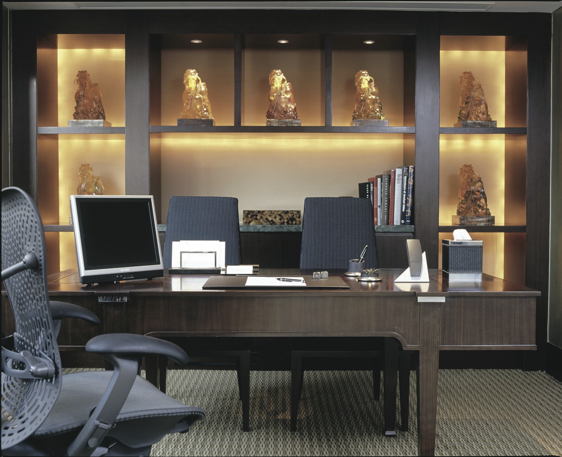 68 ‘The Nine Dragons’ glass sculptures at the Study Room in Nine Dragons and Feng Shui at InterContinental