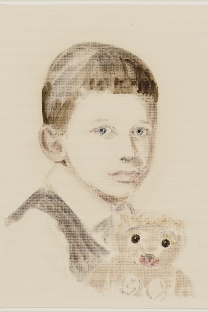 Jean Paul Gaultier as a child and his teddy bear Nana around 195