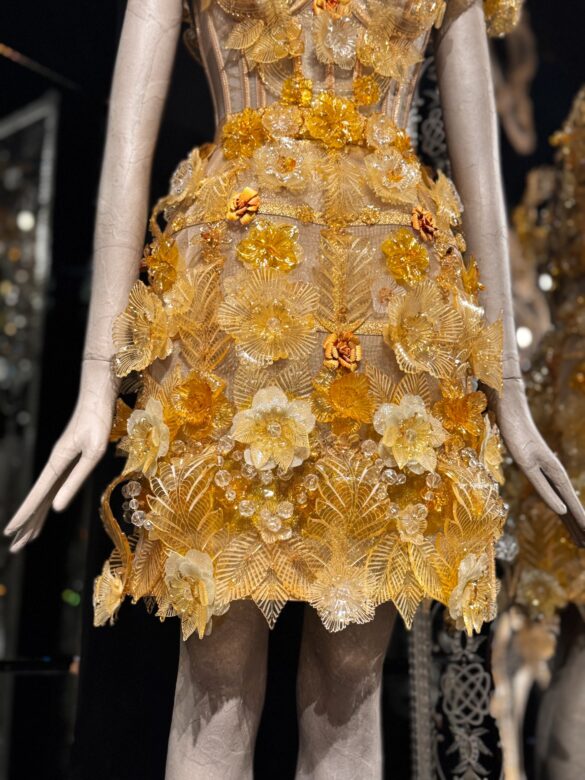 Dolce Gabbana Sicilian traditions room ICA Miami From the Heart to the Hands Murano Dress
