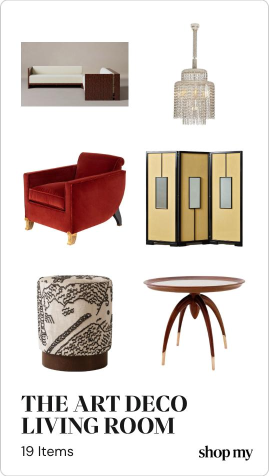 The Art Deco Living Room – The Joelle Edit