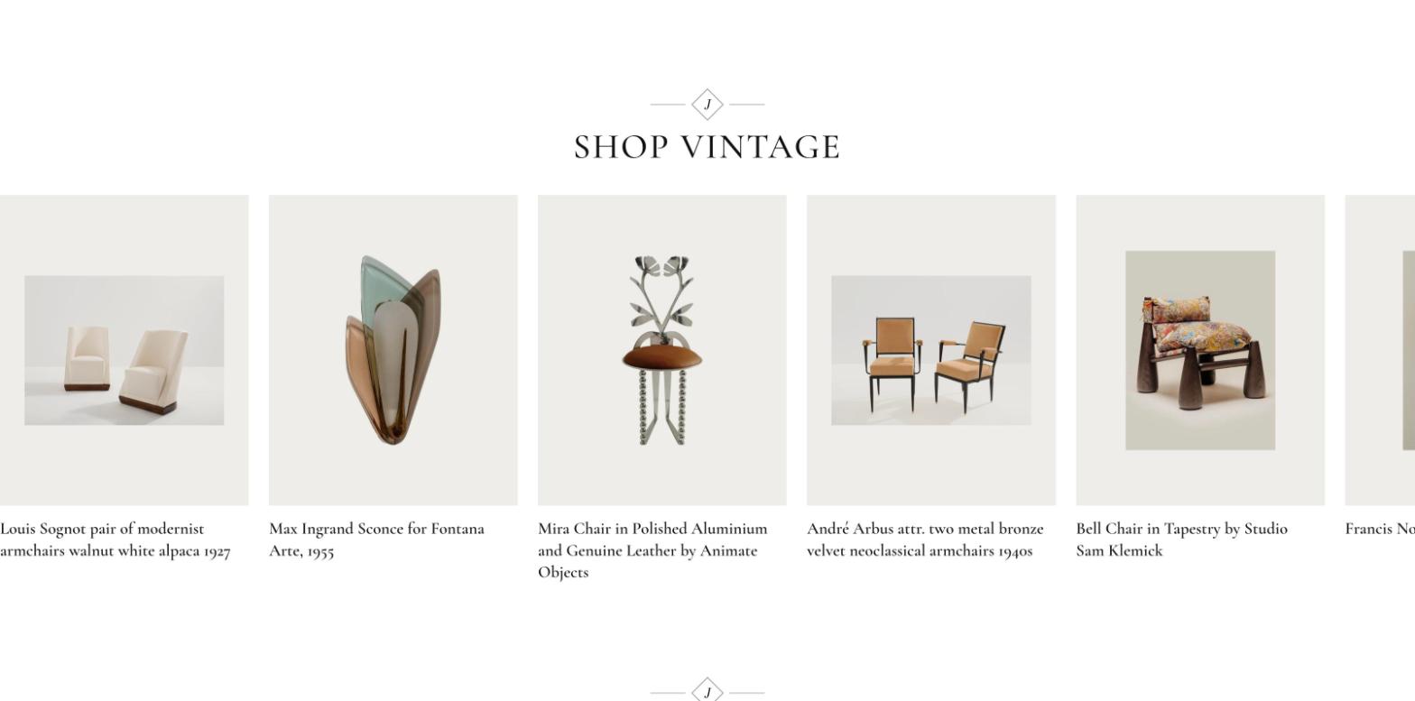 The Shop on the Joelle Magazine front page