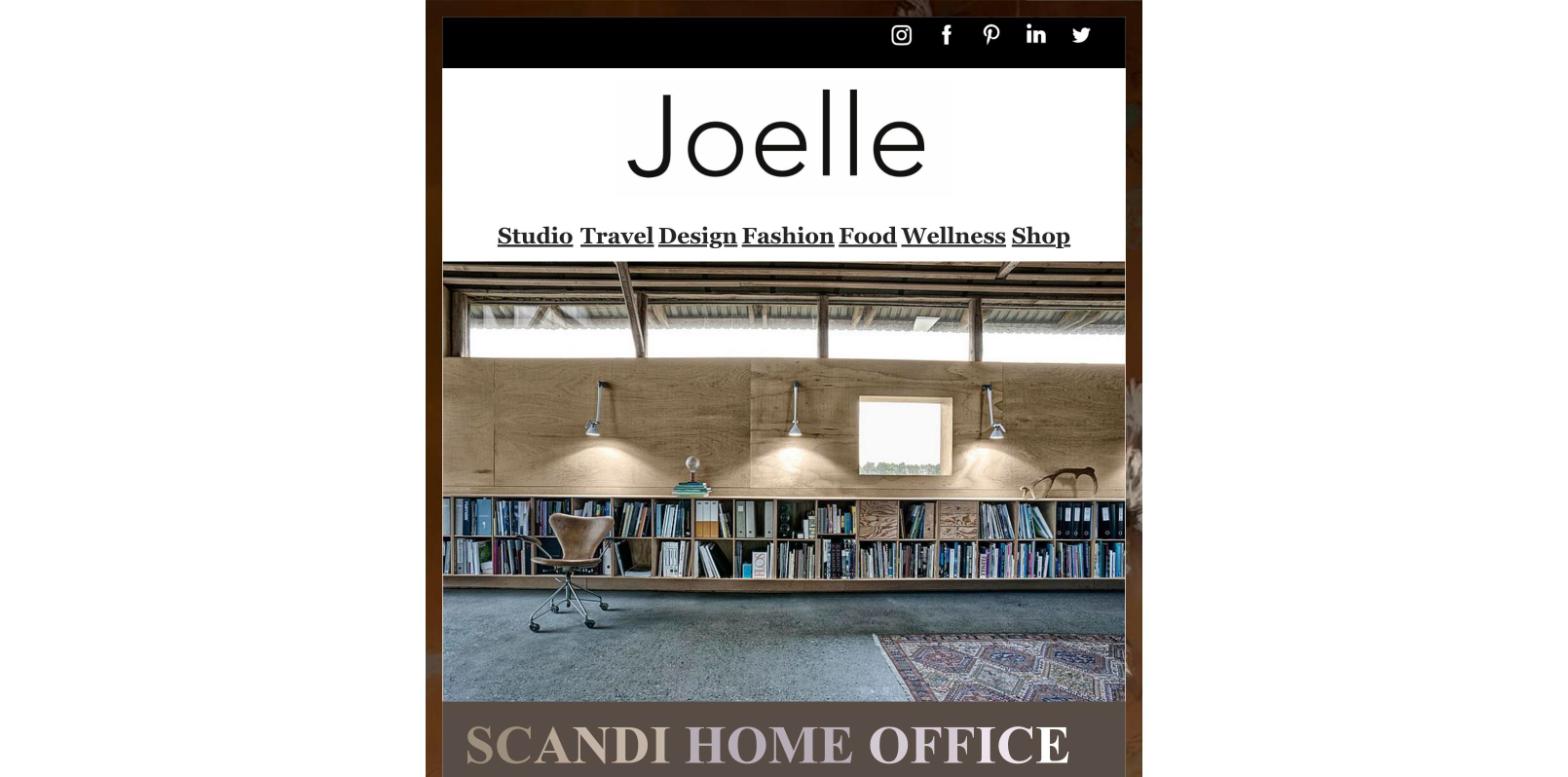 Scandi Home Office and More, Joelle News