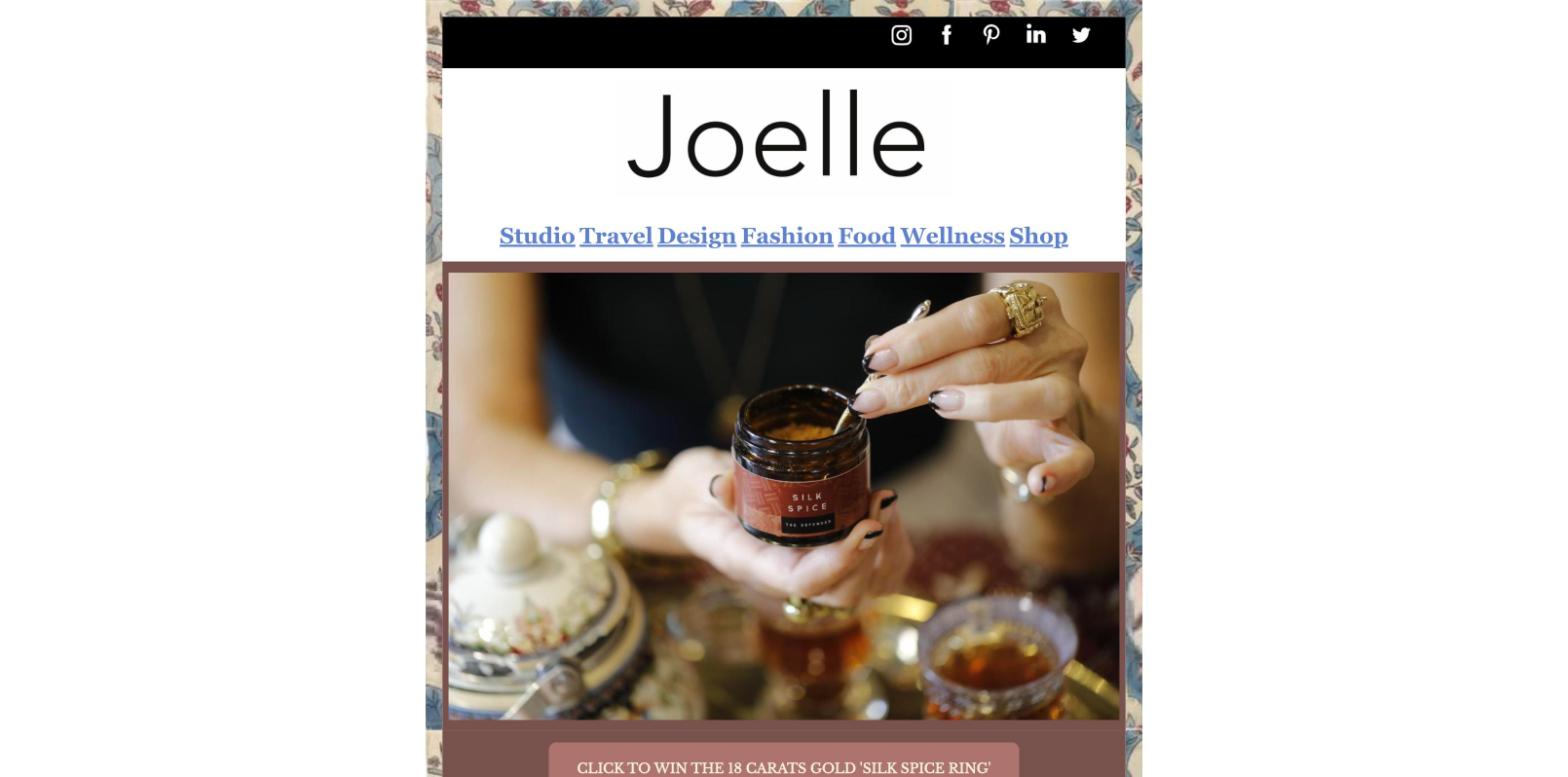 The Magnificent World of Silk Spice, Joelle News