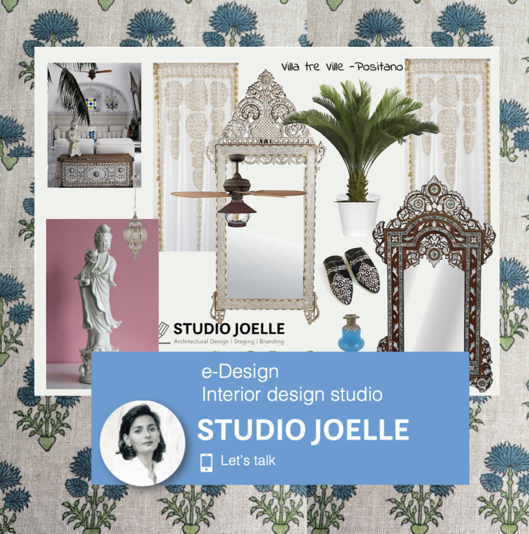Studio Joelle e-design package: The Well-Traveled Room