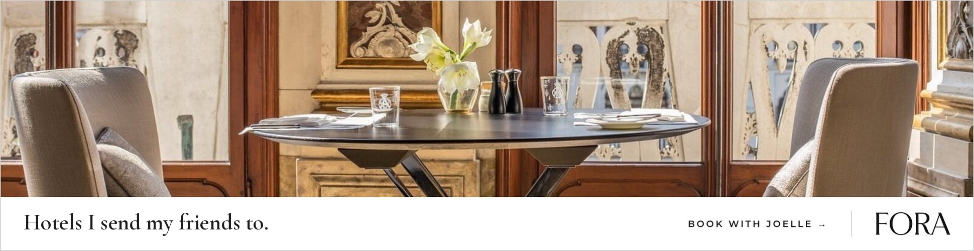 Fora Travel Advisor: Hotels I send my friends to