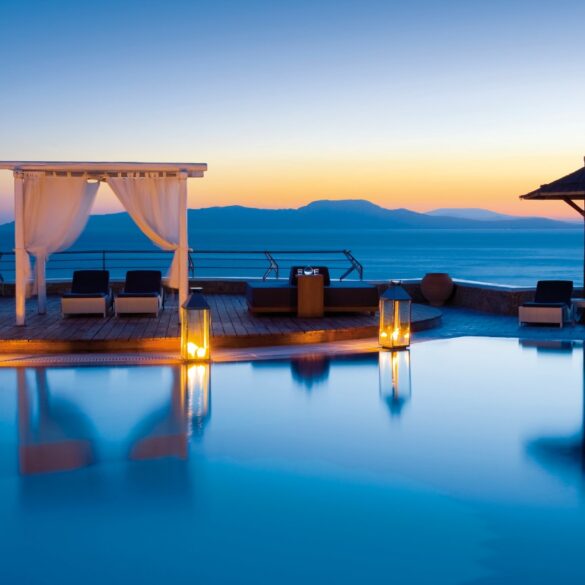 Mykonos at dusk