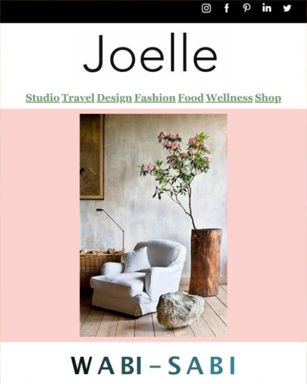 The Japanese Philosophy for a Perfectly Imperfect Life, Joelle News